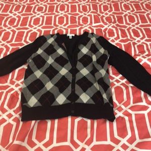 Plaid Croft and Barrow cardigan